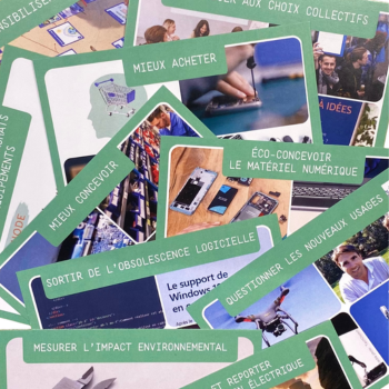 Une partie des cartes action proposées